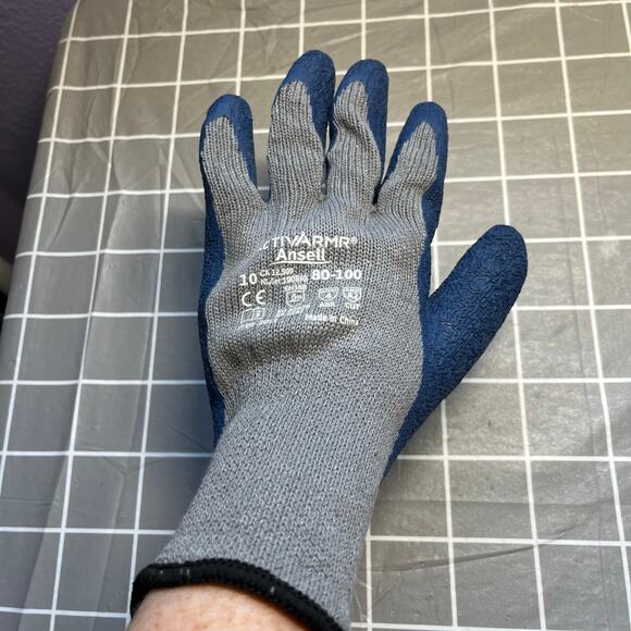 3 Pack Ansell ActivArmr 80-100 Multi-purpose Gloves Excellent Grip Size 10 - Picture 6 of 7